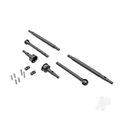 Traxxas TRX9756 Axle Shafts Front And Rear 2 Stub Axles Front 2