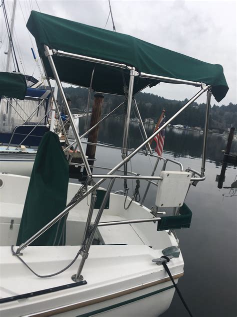 Setup For Mounting Dinghy To Stern Sailboat Owners Forums