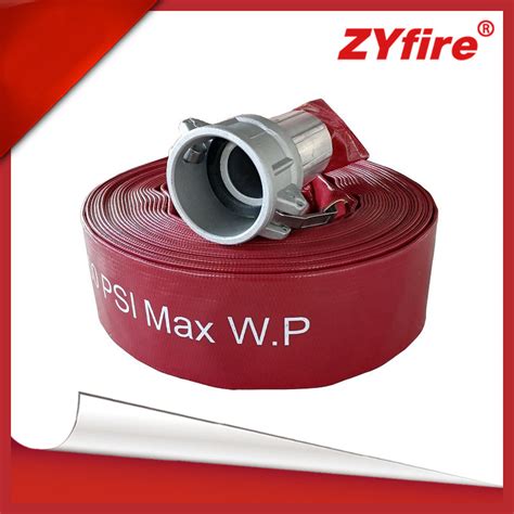 Zyfire Red Color Economic Water Discharge Solution TPR Layflat Hose