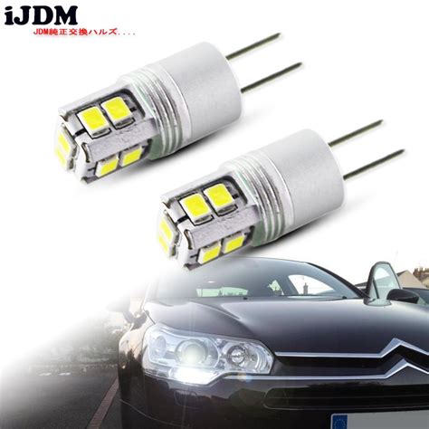 IJDM White 6000K High Power No Error Hp24w G4 12v Led Drl Light For