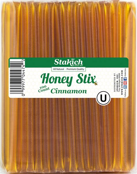 Case of Cinnamon Honey Stix - Stakich