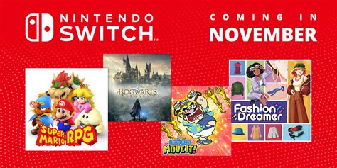 Upcoming Nintendo Switch Games November 2023 News Nintendo