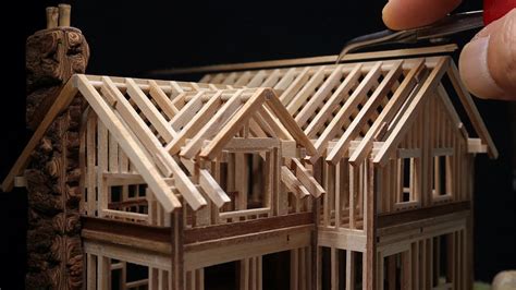 Framing House Using Popsicle Stick Part 1 YouTube