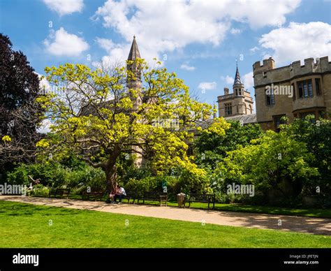 Garden Quadrangle, Balliol College, Oxford, Oxfordshire, England Stock ...