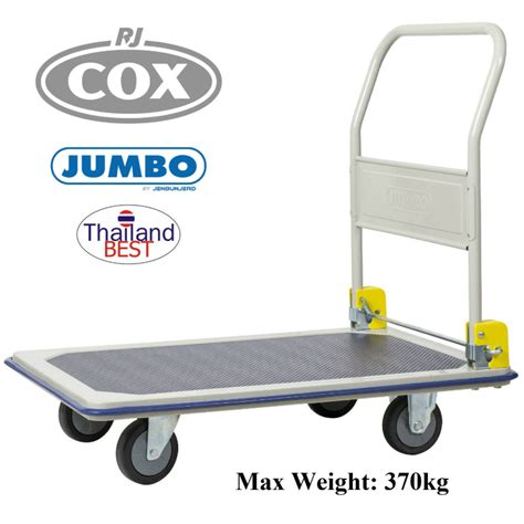 Jumbo 370kg Platform Trolley With Reinforced Steel Deck