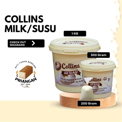 Jual Collins Dip Glaze Kg Gr Gr Repack Topping Selai Donat