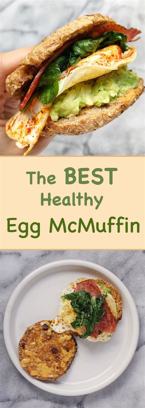 MY Version Of The BEST Healthy Egg McMuffin EVER Recipe Healthy