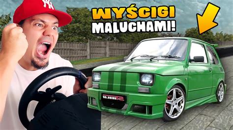 POLSKIE MALUCHY ŚCIGAJĄ SIĘ NA PARKINGU Maluch Racer 2 YouTube