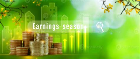 Earnings season concept, written in search bar business strategy