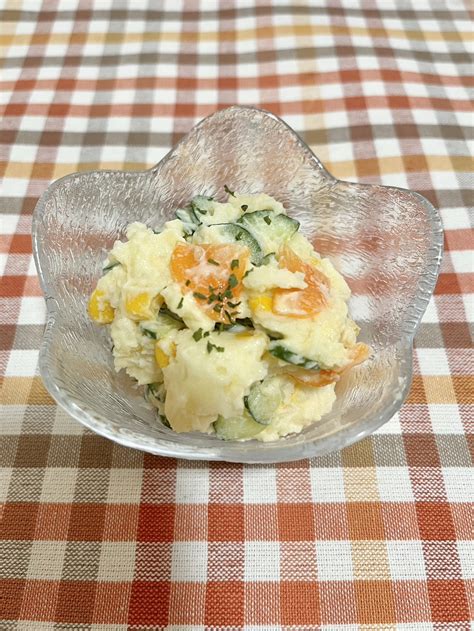 レンジで簡単ポテトサラダ ポリラップ レシピ