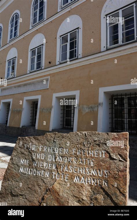 The Hitler Birthplace Memorial Stone Hi Res Stock Photography And