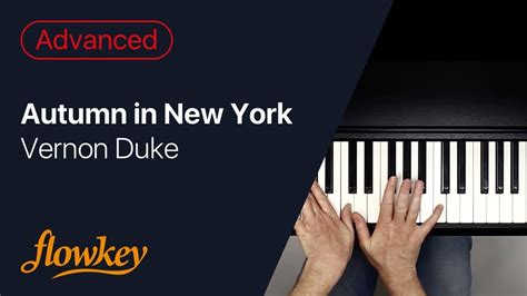 Autumn In New York Vernon Duke Piano Tutorial Youtube