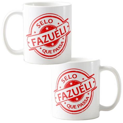 Caneca Faz O L Fazu Li Divertida Elo Produtos Especiais