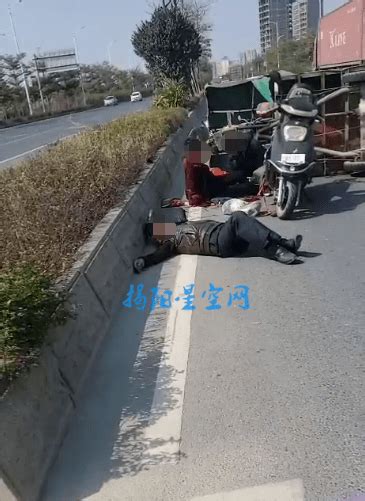 微资讯丨西陇路口摩托车与三轮车发生碰撞，一男子倒地不起！货车