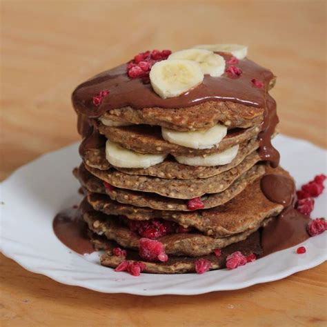 Vegane Glutenfreie Pancakes Proteinreiche Pfannkuchen Laufvernarrt