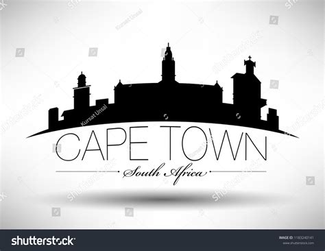 Vector Graphic Design Cape Town City Stock Vector (Royalty Free ...