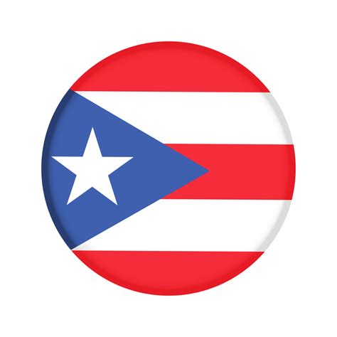 Round Flag Of Puerto Rico 45757275 Png