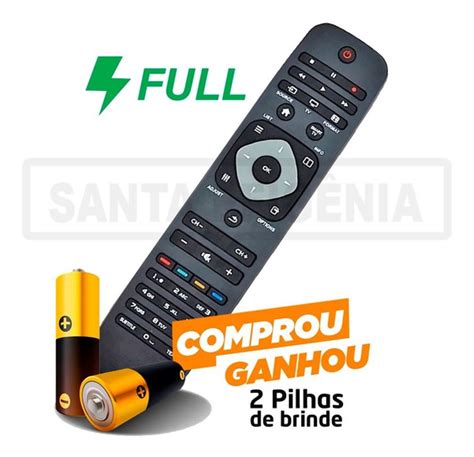 Controle Remoto Tv Lcd Philips 40pfl5605d MercadoLivre