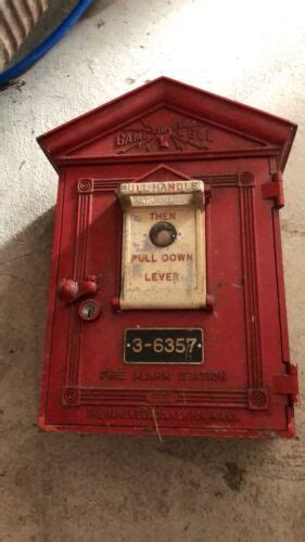 Vintage Gamewell Fire Alarm Call Box Ebay