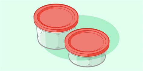 Food Container Sizes For Personal Storage With Charts And Tables