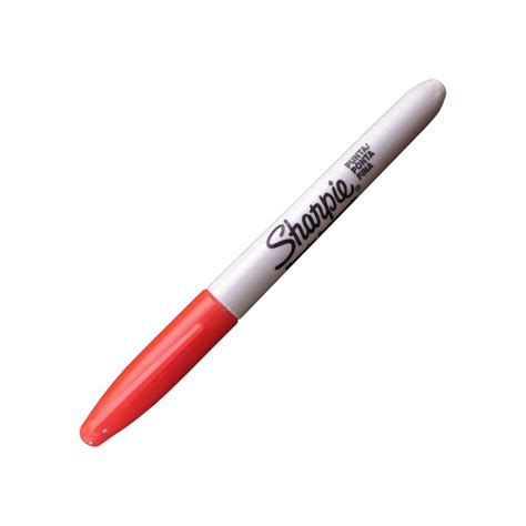 MARCADOR PERMANENTE SHARPIE FINE ROJO 3002B PUNTO FINO Thoro