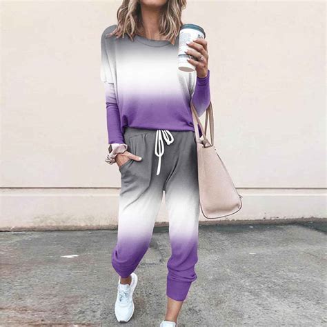 RYDCOT Plus Size Jogging Suits For Women 2 Piece Set Track Pant With