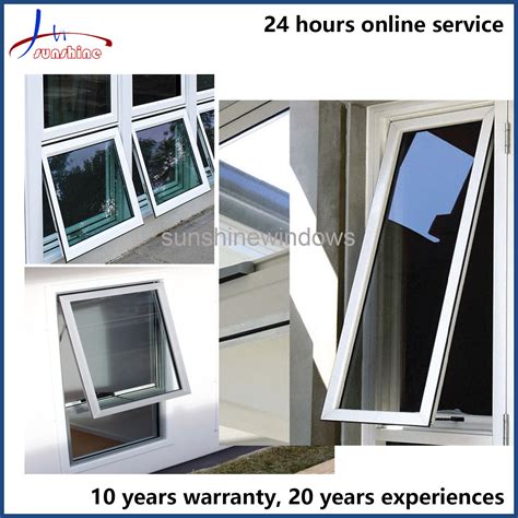 Customized Design Energy Efficiency UPVC Double Glazed Awning Window
