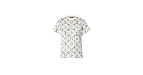 Playera Con Motivo Monograma Floral Mujer Ready To Wear Louis