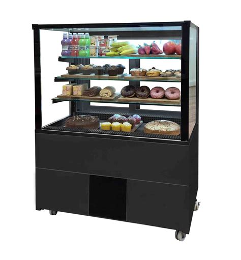 Patisserie Slimline Black Display Fridges Standard