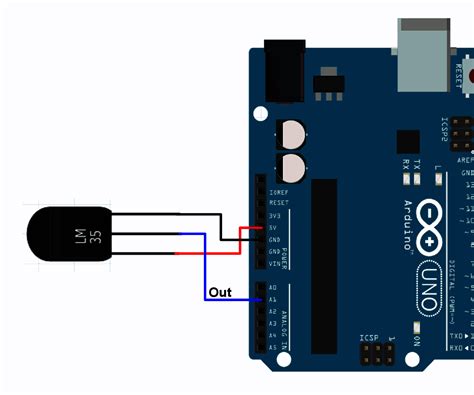 Display Temperature From Lm35 Sensor On Oled Arduino 45 Off