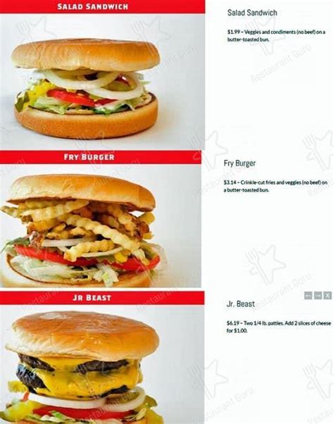 Menu at Mighty Fine Burgers restaurant, Round Rock, 201 University Oaks ...