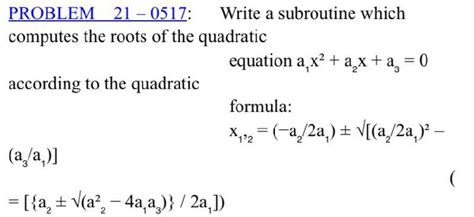 Solved PROBLEM 21 0517 Write A Subroutine Which A Chegg