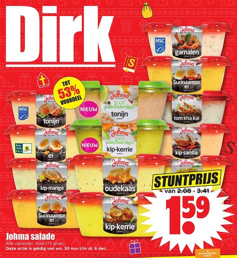 Johma Salade Aanbieding Bij Dirk Folders Nl