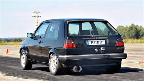 TTT Boba VW Golf Mk2 16V Turbo 4motion Acceleration Sound