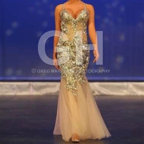 Jovani Dresses Jovani Nude And Silver Evening Gown Poshmark