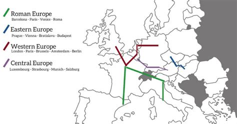 2 weeks in Europe Itinerary by Train - 4 detailed options (+ Tips)