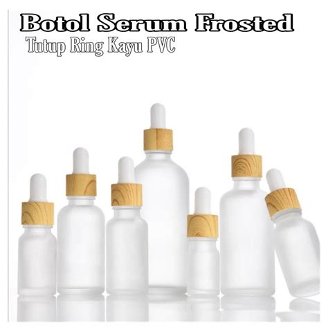 Jual Botol Serum 10ml Botol Kosmetik Kecantikan Kaca Buram Doff Frosted