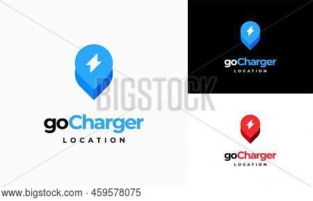 Charging Station Logo Vector & Photo (Free Trial) | Bigstock