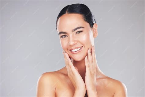 premium photo skincare makeup  beauty portrait  woman