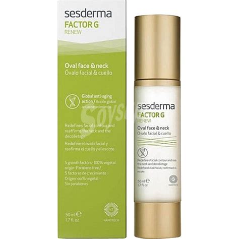 Sesderma Factor G renew crema gel que redefine el óvalo facial y