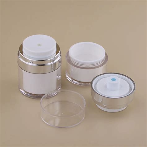 White Refill Skincare Eyecream Airless Plastic Cream Bottle Cosmetic