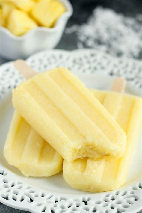 Coconut Frozen Fruit Bars Recipe