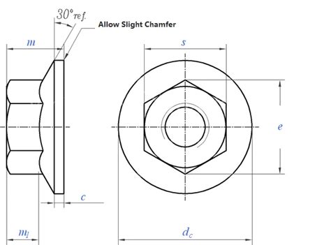 Flange Nut | Flanged Nuts | Flange Lock Nut | Serrated Flange nut