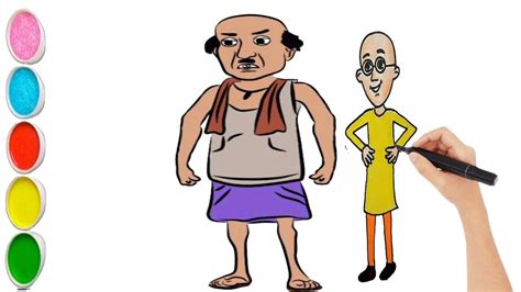 Motu Patlu Cartoon Drawing Chaiwala Drawing Easy Draw Chaiwala How To Draw Motu Patlu Chaiwala