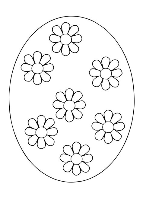 Яичко раскраска (много фото) - drawpics.ru