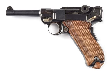 C 1920 SWISS COMMERCIAL DWM LUGER SEMI AUTOMATIC PISTOL Auctions