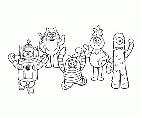 Yo Gabba Gabba!: Coloring Pages & Books - 100% FREE and printable!