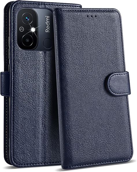 Case Collection For Xiaomi Redmi 12c Phone Case Premium Leather Folio