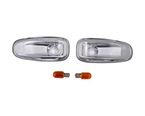 Satz Blinker Kotfl Gel Glasklar Silber Vorne Links Rechts F R