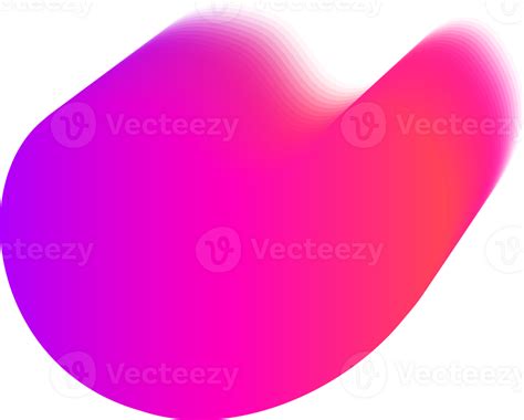 Blurred Gradient Shape Abstract Fluid Neon Background Liquid